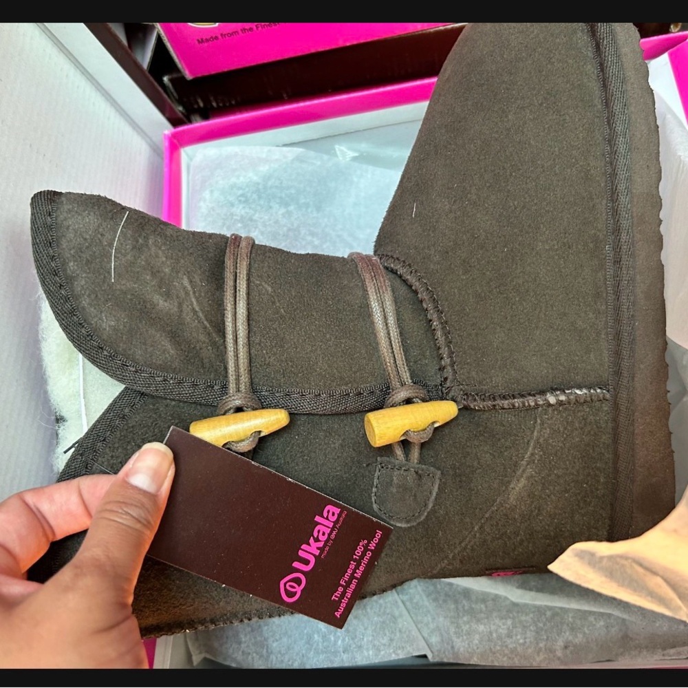 Kids Brown Suede Boots